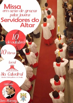 Missa aos Servidores do Altar na Catedral de Brasília